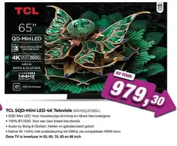 EP Beerepoot TCL SQD-Mini LED 4K Televisie (65MSQLED85L) aanbieding