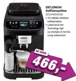 EP Beerepoot De'Longhi Koffiemachine (ECAM310.60.B) aanbieding