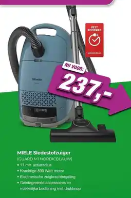 EP Beerepoot Miele sledestofzuiger aanbieding