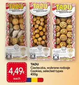 Food Plus TADU Cookies, selected types aanbieding