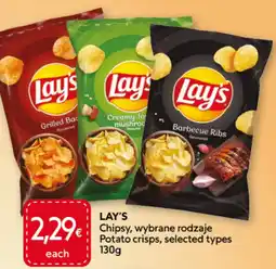 Food Plus Lay's Chipsy, wybrane rodzaje aanbieding