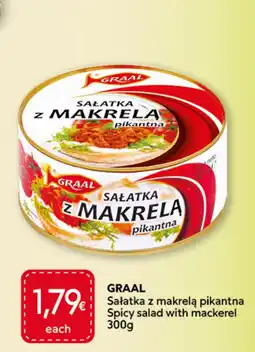 Food Plus Graal sałatka z makrelą pikantna aanbieding