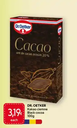Food Plus Dr. Oetker Black cocoa aanbieding