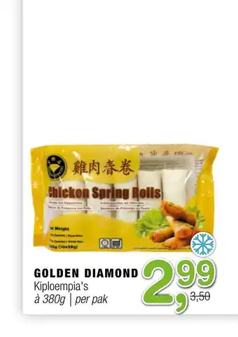 Amazing Oriëntal Golden Diamond Kiploempia's aanbieding