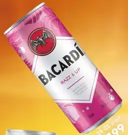 Mitra Bacardi Razz & Up aanbieding