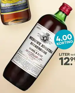 Mitra Weduwe Joustra Beerenburg aanbieding