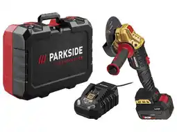 Lidl PARKSIDE PERFORMANCE Accu-haakse slijper 20 V, met accu 4 Ah en snellader 4,5 A, Limited Edition aanbieding