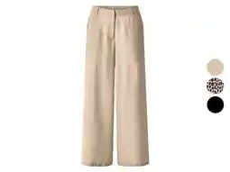 Lidl ESMARA Dames wide leg broek aanbieding