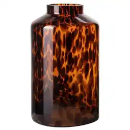 Van Cranenbroek Vaas glas 25 cm panter aanbieding