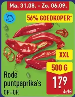 ALDI Rode punt paprika's aanbieding