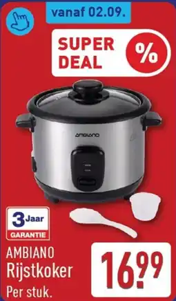 ALDI Ambiano Rijstkoker aanbieding