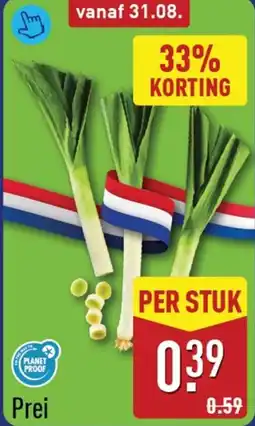 ALDI Prei aanbieding