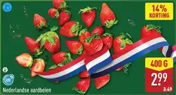 ALDI Nederlandse aardbeien aanbieding