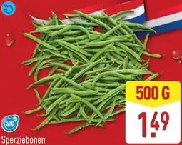 ALDI Sperziebonen aanbieding