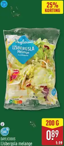 ALDI Daylicious IJsbergsla melange aanbieding