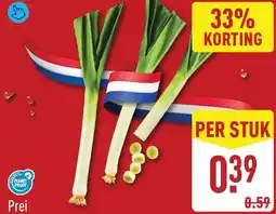 ALDI Prei aanbieding