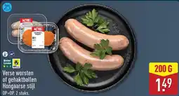 ALDI Verse worsten of gehaktballen Hongaarse stijl aanbieding