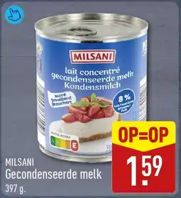 ALDI Milsani Gecondenseerde melk aanbieding