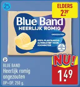 ALDI Blue Band Heerlijk romig ongezouten aanbieding