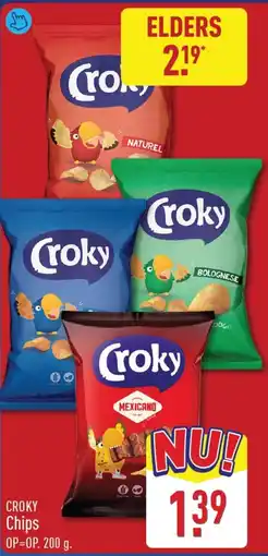 ALDI Croky Chips aanbieding