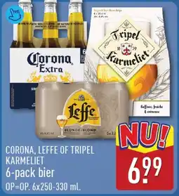 ALDI Corona, Leffe of Tripel Karmeliet aanbieding