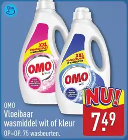 ALDI Omo Vloeibaar wasmiddel wit of kleur aanbieding