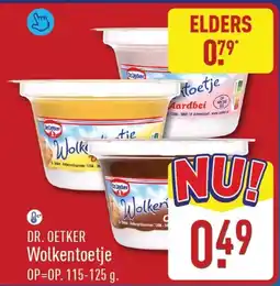 ALDI Dr. Oetker Wolkentoetje aanbieding