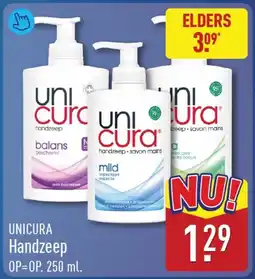 ALDI Unicura Handzeep aanbieding