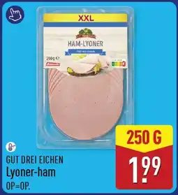 ALDI Gut Drei Eichen Lyoner-ham aanbieding