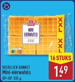ALDI Heerlijck Banket Mini-eierwafels aanbieding