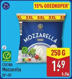 ALDI Cucina Mozzarella aanbieding