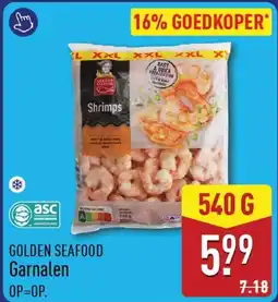 ALDI Golden Seafood Garnalen aanbieding