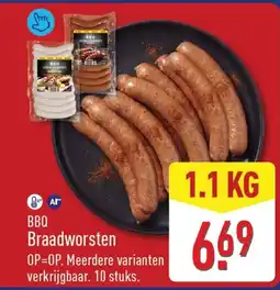 ALDI BBQ Braadworsten aanbieding
