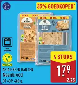 ALDI Asia Green Garden Naanbrood aanbieding