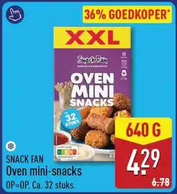 ALDI Snack Fan Oven mini-snacks aanbieding