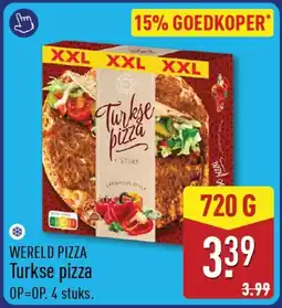 ALDI Wereld Pizza Turkse pizza aanbieding