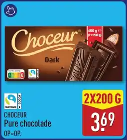 ALDI Choceur Pure chocolade aanbieding