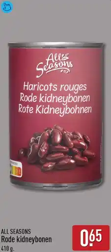 ALDI All Seasons Rode kidneybonen aanbieding