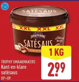 ALDI Trophy Smaakmakers Kant-en-klare satésaus aanbieding