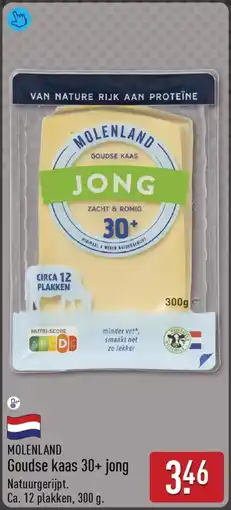 ALDI Molenland Goudse kaas 30+ jong aanbieding