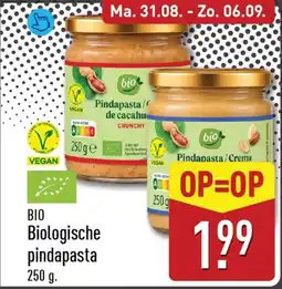ALDI Bio Biologische pindapasta aanbieding