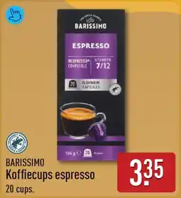ALDI Barissimo Koffiecups espresso aanbieding