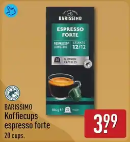 ALDI Barissimo koffiecups espresso forte aanbieding
