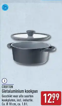 ALDI Crofton Gietaluminium kookpan aanbieding