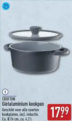 ALDI Crofton Gietaluminium kookpan aanbieding