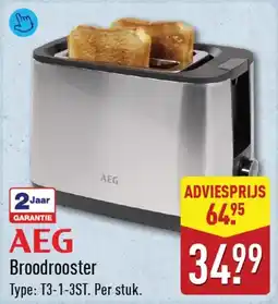 ALDI AEG Broodrooster aanbieding
