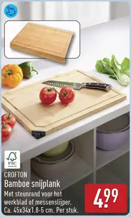 ALDI Crofton Bamboe snijplank aanbieding
