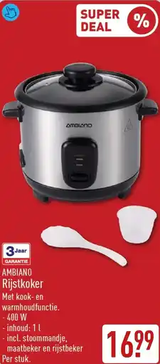 ALDI Ambiano Rijstkoker aanbieding