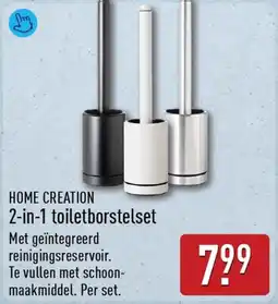 ALDI Home Creation 2-in-1 toiletborstelset aanbieding