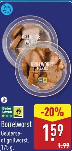 ALDI Borrelworst aanbieding